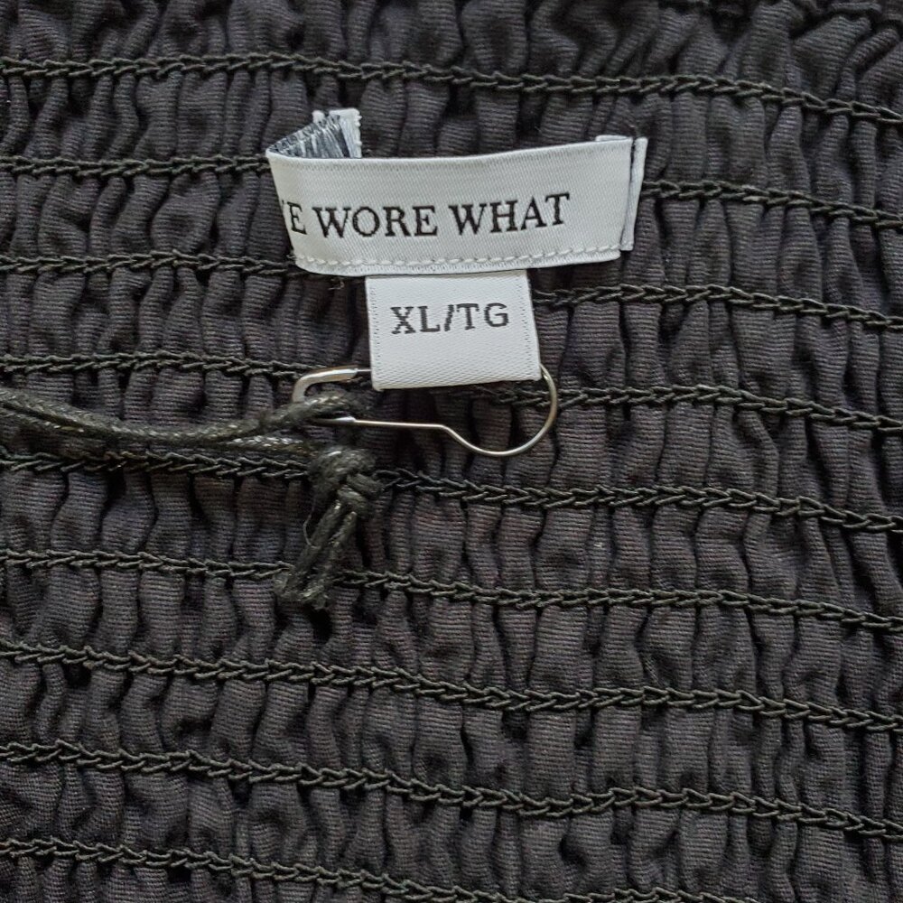 WeWoreWhat Black Coco Top XL - Picture 9 of 14